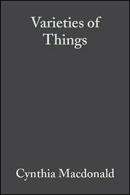 Varieties of Things: Foundations of Contemporary Metaphysics - Paperback