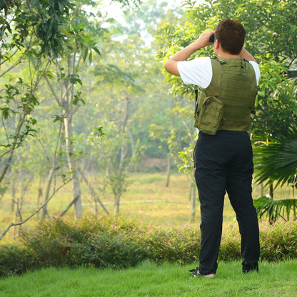 Adults Tactical Vest Military Airsoft Paintball Vest Camouflage Combat Vest for Hunting Army Fans CS War Game
