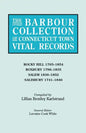 Barbour Collection of Connecticut Town Vital Records. Volume 37: Rocky Hill 1765-1854, Roxbury 1796-1835, Salem 1836-1852, Salisbury 1741-1846 - Paperback
