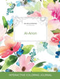 Adult Coloring Journal: Al-Anon (Sea Life Illustrations, Pastel Floral) - Paperback
