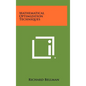Mathematical Optimization Techniques - Hardcover