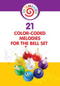 21 Color-coded melodies for Bell Set: Color-Coded visual for 8 Note Bell Set - Paperback