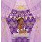 It's a Prince: Baby Shower Guest Book with African American Royal Black Boy Purple Theme, Wishes and Advice for Baby, Personalized with Guest Sign In - Hardcover