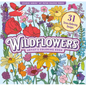 Wildflowers Adult Coloring Book (31 One-Sided Designs on Thick Paper) - Paperback