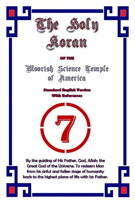 Holy Koran of the Moorish Science Temple of America Standard English Version - Paperback