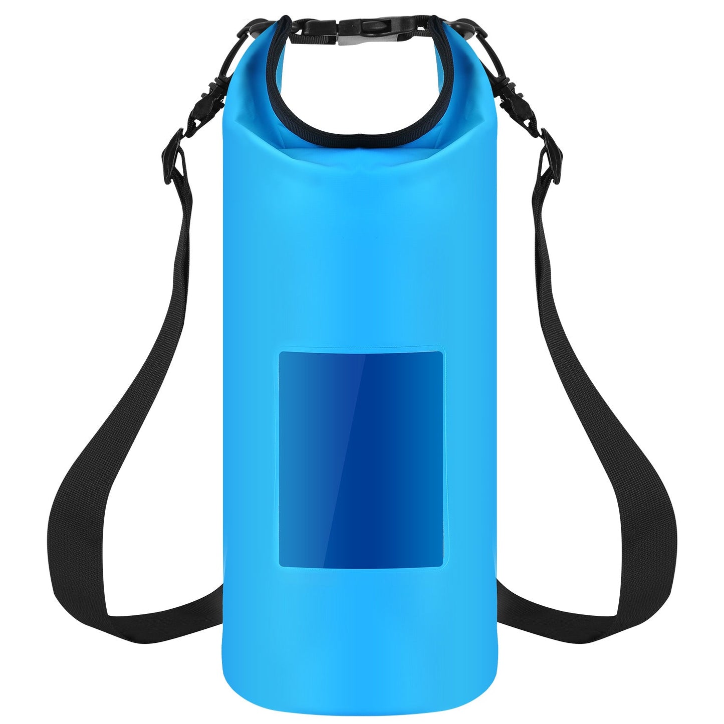 Floating Waterproof Dry Bag Floating Dry Sacks with Observable Window 10L Roll Top Lightweight Dry Storage Bag for Kayaking Rafting Boating Swimming C