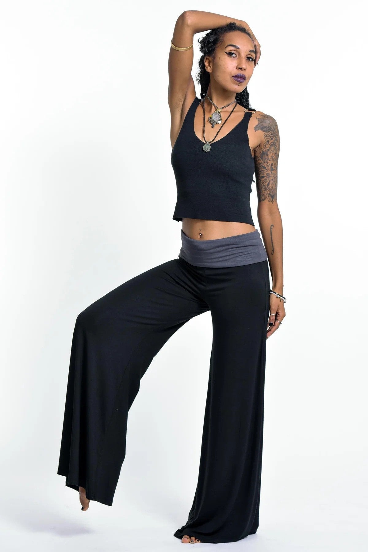 Womens Casual Wide-leg Pants For Sports And Leisure