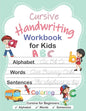 Cursive Handwriting Workbook for Kids: Cursive for Beginners Workbook, Cursive Letter Tracing Book, Alphabet Writing, Words, Sentences, Handwriting Pr - Paperback