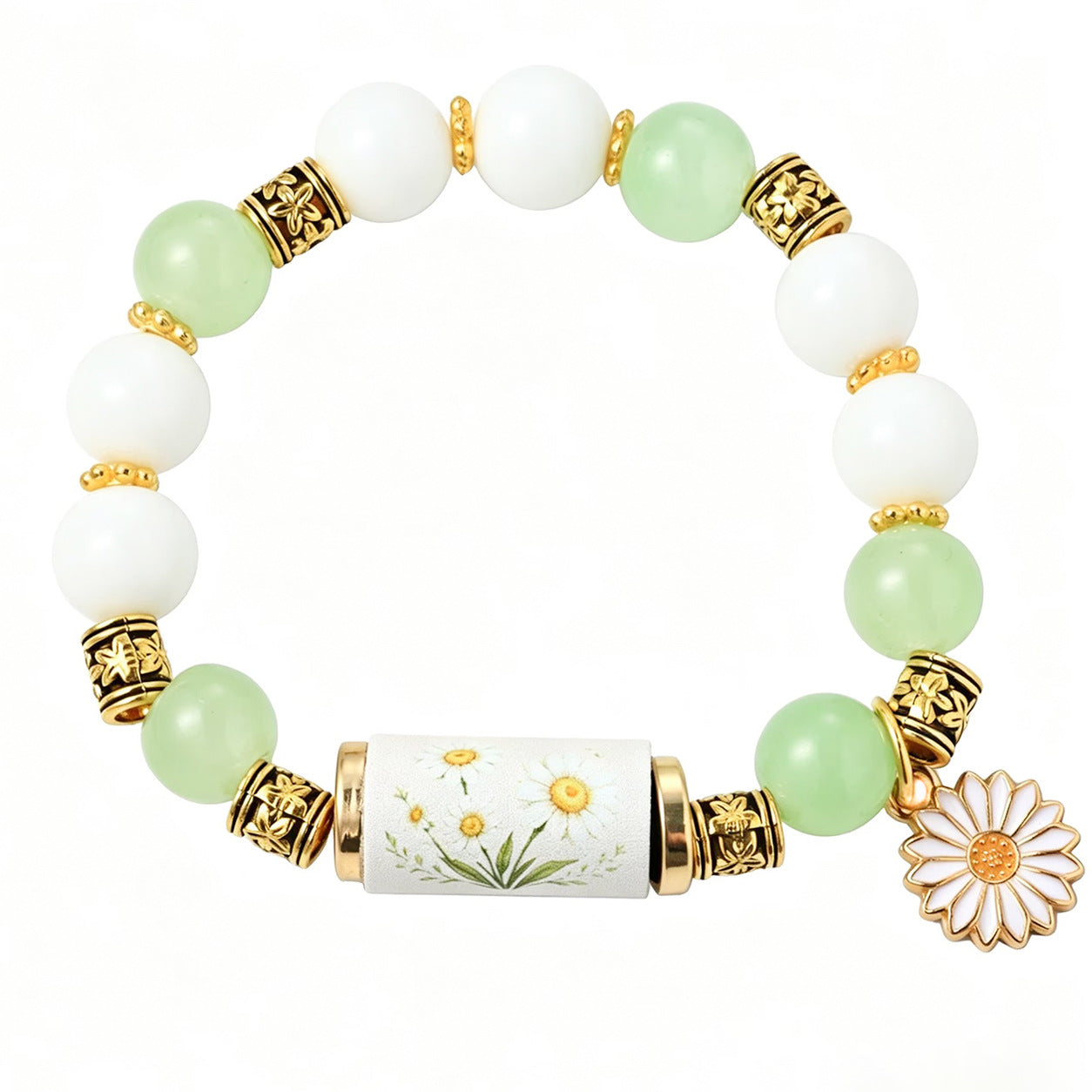 December Birth Flower Pendant Bracelet For Women
