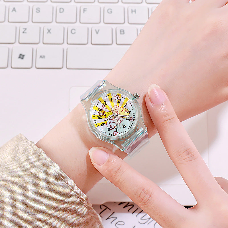 Transparent PVC Corner Creature Cartoon Childrens Watch