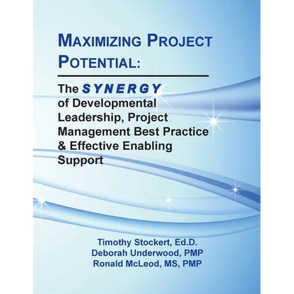 Maximizing Project Potential: The S Y N E R G Y of Developmental Leadership, Project Management Best Practice & Effective Enabling Support - Paperback