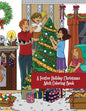 A Festive Holiday Christmas Adult Coloring Book: A Holiday Adult Coloring Book of Christmas and Winter Scenes and Designs - Paperback