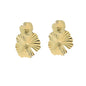 Fashionable Metal Sequin Large Earrings For Women's Personalized Flowers