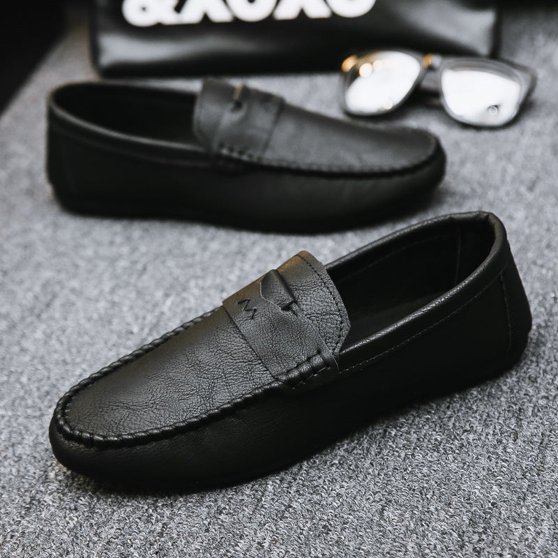 New Casual Summer Breathable Slip On Soft Soled Mens Shoes