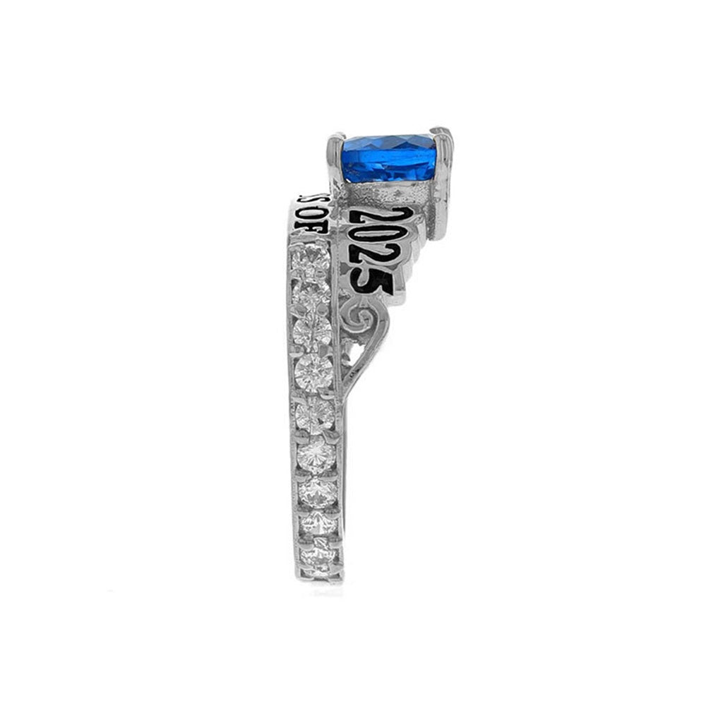 December Birthstone Graduation Commemorative Ring