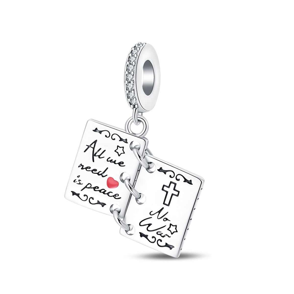 Pendant Bracelet DIY Protective Heart-shaped Bead Jewelry Accessories