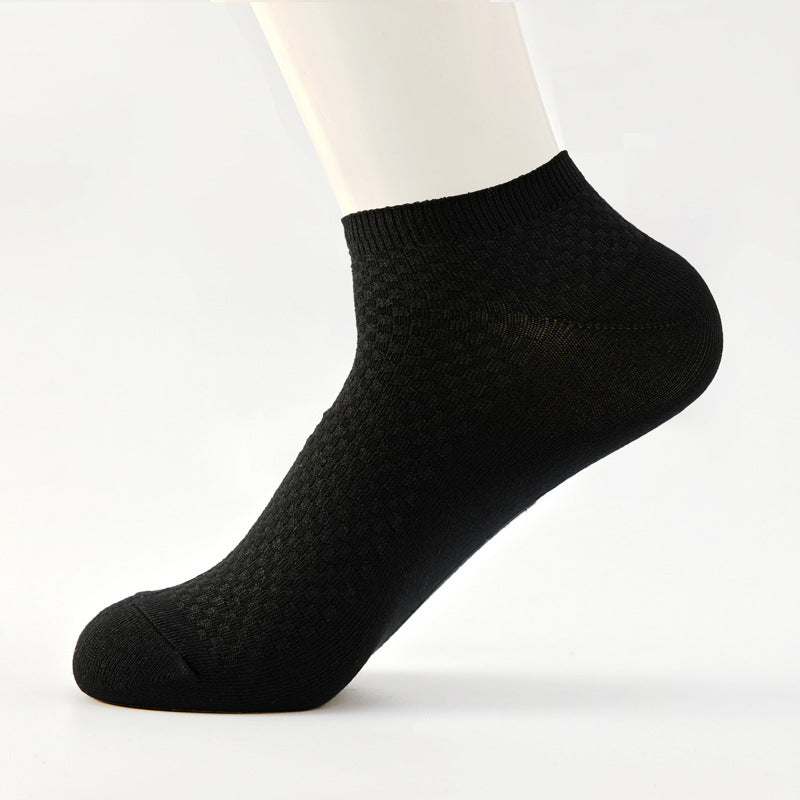 Casual Soft And Breathable Black Long Socksversatile For All Seasons