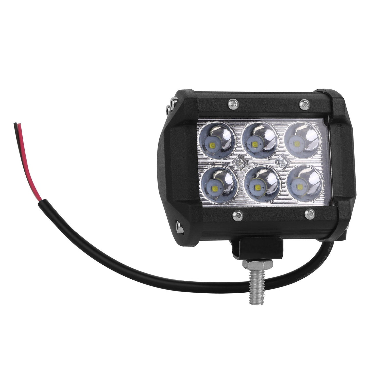 4 PCS 4Ó 18W Dual Row LED Waterproof Spot Light Pod Cube Light