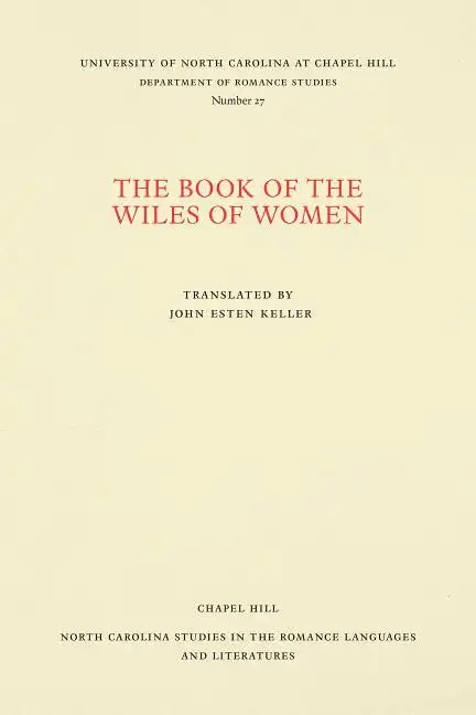 The Book of the Wiles of Women - Paperback