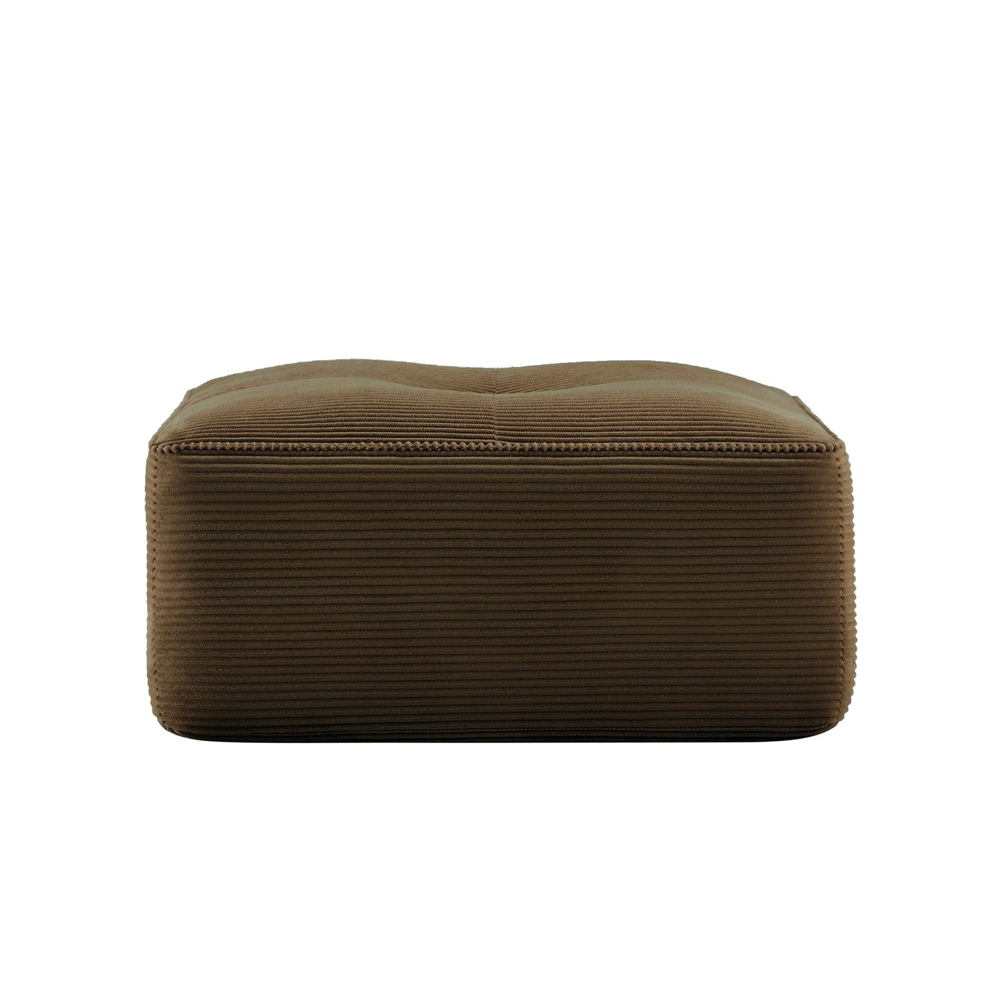 Ottoman Corduroy - Brown