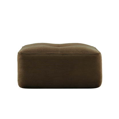 Ottoman Corduroy - Brown