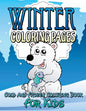 Winter Coloring Pages (Cold and Frozen Coloring Book for Kids) - Paperback