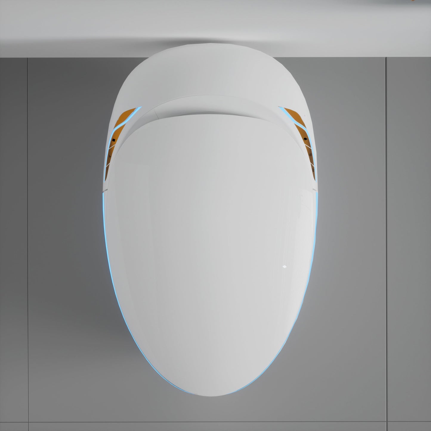 Unique Smart Toilet with Bidet Built In, Intelligent One Piece Toilet For Mod...