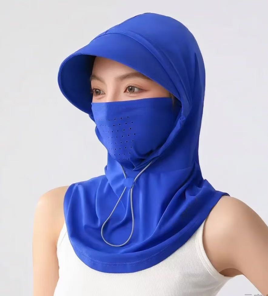 Sunscreen Face Mask With Hood Full-face UV Protection