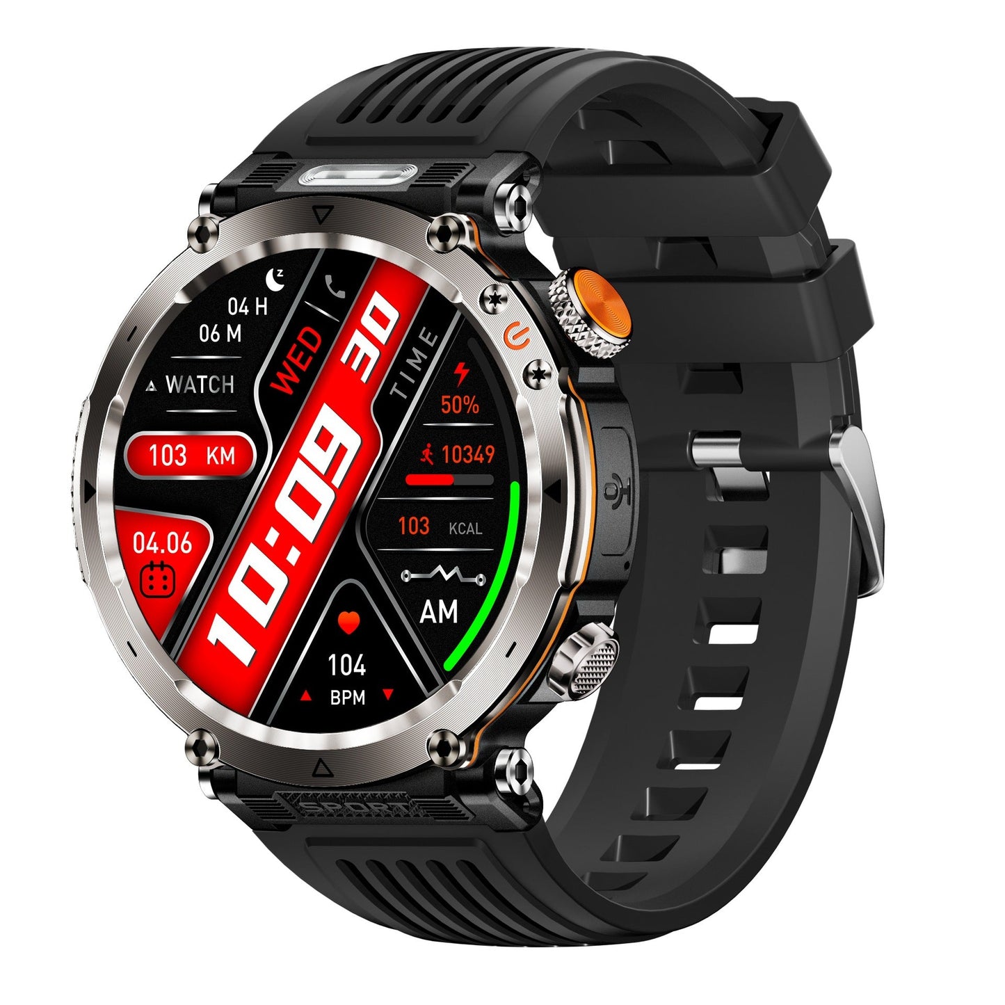 Cross-border Bestseller HT30 Outdoor Sports Waterproof Bluetooth Call Message Alerts LED Light Illumination Smartwatch