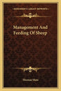 Management and Feeding of Sheep - Paperback