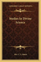 Studies in Divine Science - Paperback