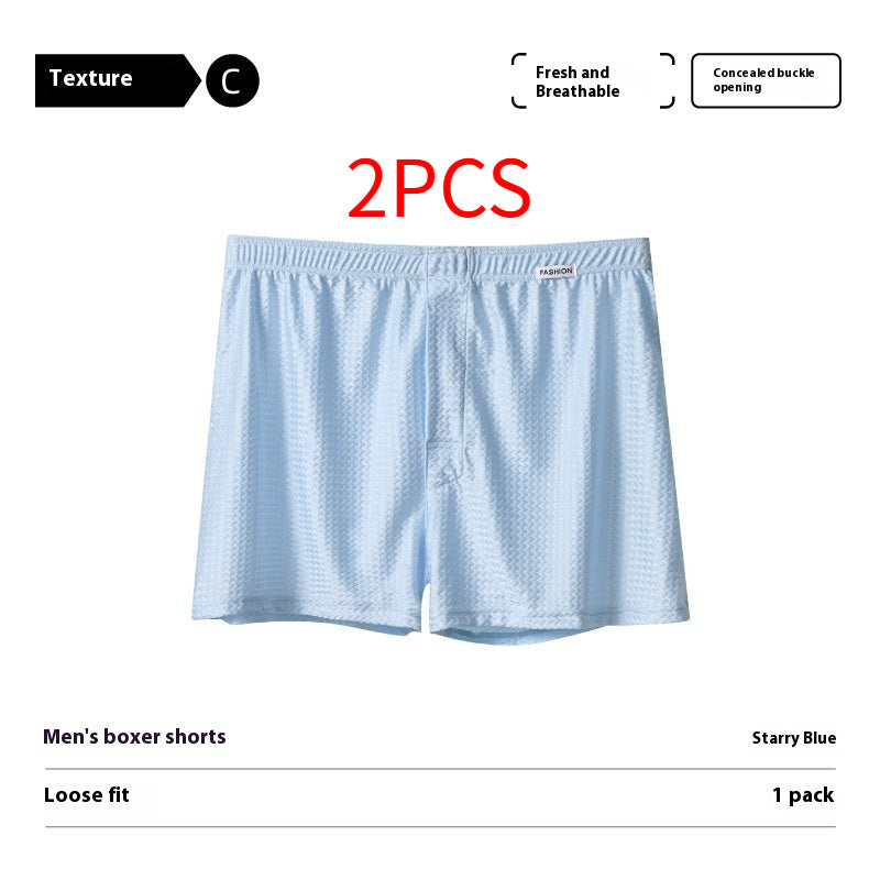 Ice Silk Arrow Pants Nylon Ice Silk Men's Boxers