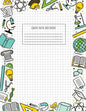Back to School Graph Paper Notebook: (Large, 8.5"x11") 100 Pages, 4 Squares per Inch, Math and Science Graph Paper Composition Notebook for Students - Paperback