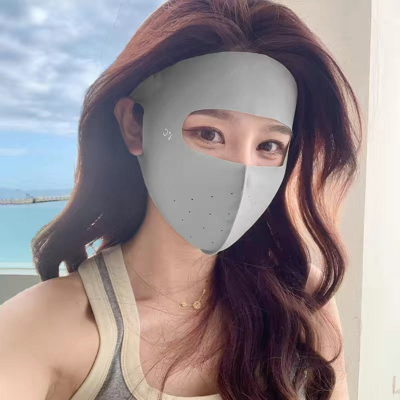 Ice Silk Sunscreen Mask UV Protection