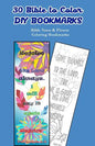 30 Bible to Color DIY Bookmarks: Bible Verse & Flower Coloring Bookmarks - Paperback