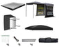 Rear Extension Tent Canopy Portable Multi-function