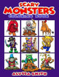 Scary Monsters Coloring Book - Paperback