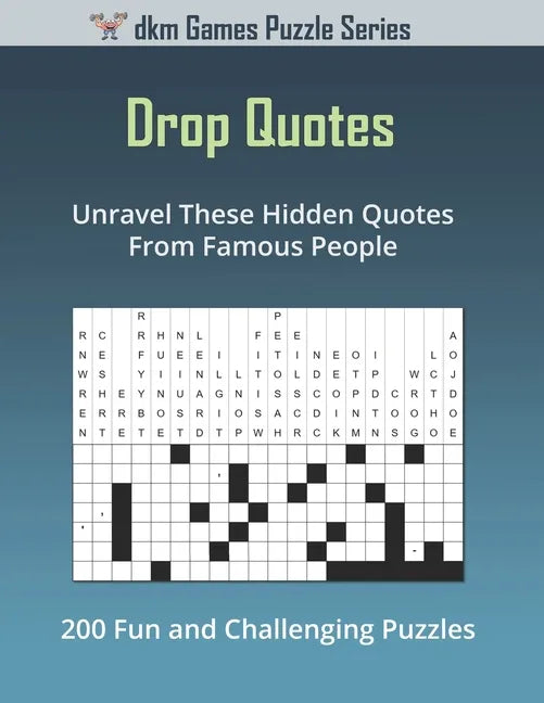 Drop Quotes: Unravel These Hidden Quotes From Famous People - Paperback