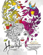 HairStlye Fashion Coloring Books: Amazing Flower and Doodle Pattermns Design - Paperback