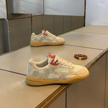 2026 New Summer Men's Breathable Casual Skate Shoes, Lightweight Soft Sole Cortez & Retro Training Fashion Athletic Sneakers