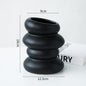 Modern Minimalist Creative And Slightly Luxury Silver Vase Ceramic Ins Style