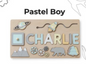 Personalized Baby Name Wooden Puzzle Toy