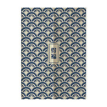 Floating Bridge Japanese Noren Door Curtain | Linen Blend Room Partition