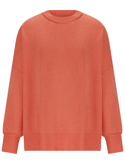 Round Neck Long Sleeve Sweater