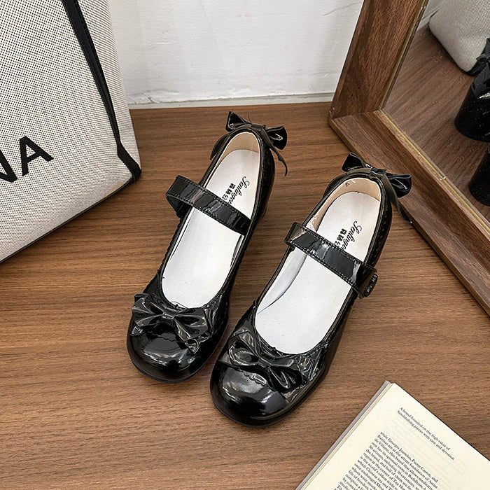 Sweet Lolita Elegant Trendy French 2026 New Model Loafer Mid Heel Mary Jane Shoes