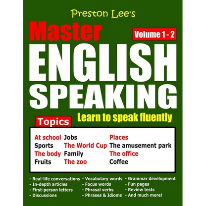 Preston Lee's Master English Speaking - Volume 1 - 2 - Paperback