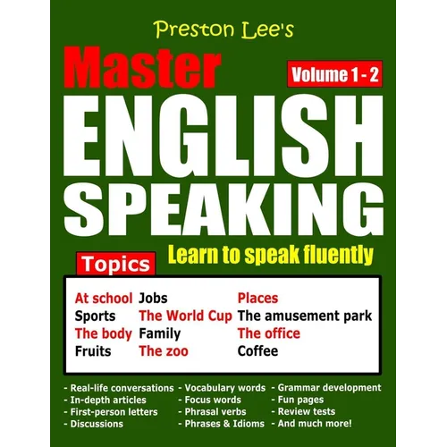 Preston Lee's Master English Speaking - Volume 1 - 2 - Paperback