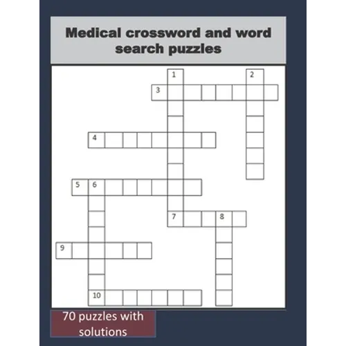 Medical crossword and word search puzzles - Paperback