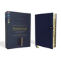 Niv, Thompson Chain-Reference Bible, Large Print, Leathersoft, Navy, Thumb Indexed, Red Letter, Comfort Print - Imitation Leather
