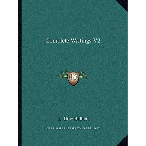 Complete Writings V2 - Paperback
